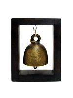 Bell in Wooden Frame