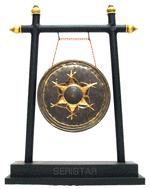 Gong on Iron Stand
